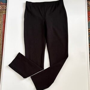 Quince Black Ultra Stretch Ponte Straight Leg Pants size L Tall